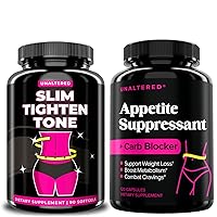 Belly Fat Burner & Appetite Suppressant - Weight Loss Bundle for Women - 1 Month Supply