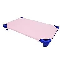 American Baby Company 100% Natural Cotton Percale Standard Daycare/Pre-School Cot Sheet, Pink, 23