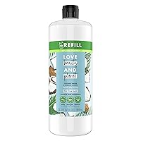 Sulfate Free Shampoo Volumizing Shampoo for Fine Hair Coconut Water and Mimosa Flower Refill Bottle for use with Reusable Aluminum Bottle 32.3 oz ( Packaging may vary )