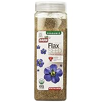 Badia Organic Flax Seed, Ground, 16-Ounce (2 Pack)