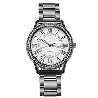 Ladies Diamond-Studded Luminous Retro Female Watch Belt Quartz Watch, Women Gift for Valentine's Day Christmas Mother's Day