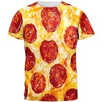 Old Glory Pepperoni Pizza Costume All Over Adult T-Shirt