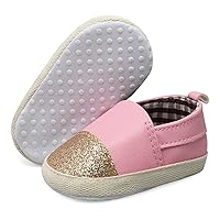 JOINFREE Infant Baby Girl Boy Canvas Shoes Soft Sole Slippers Ankle Sneaker Toddler Grib Shoes First Walker