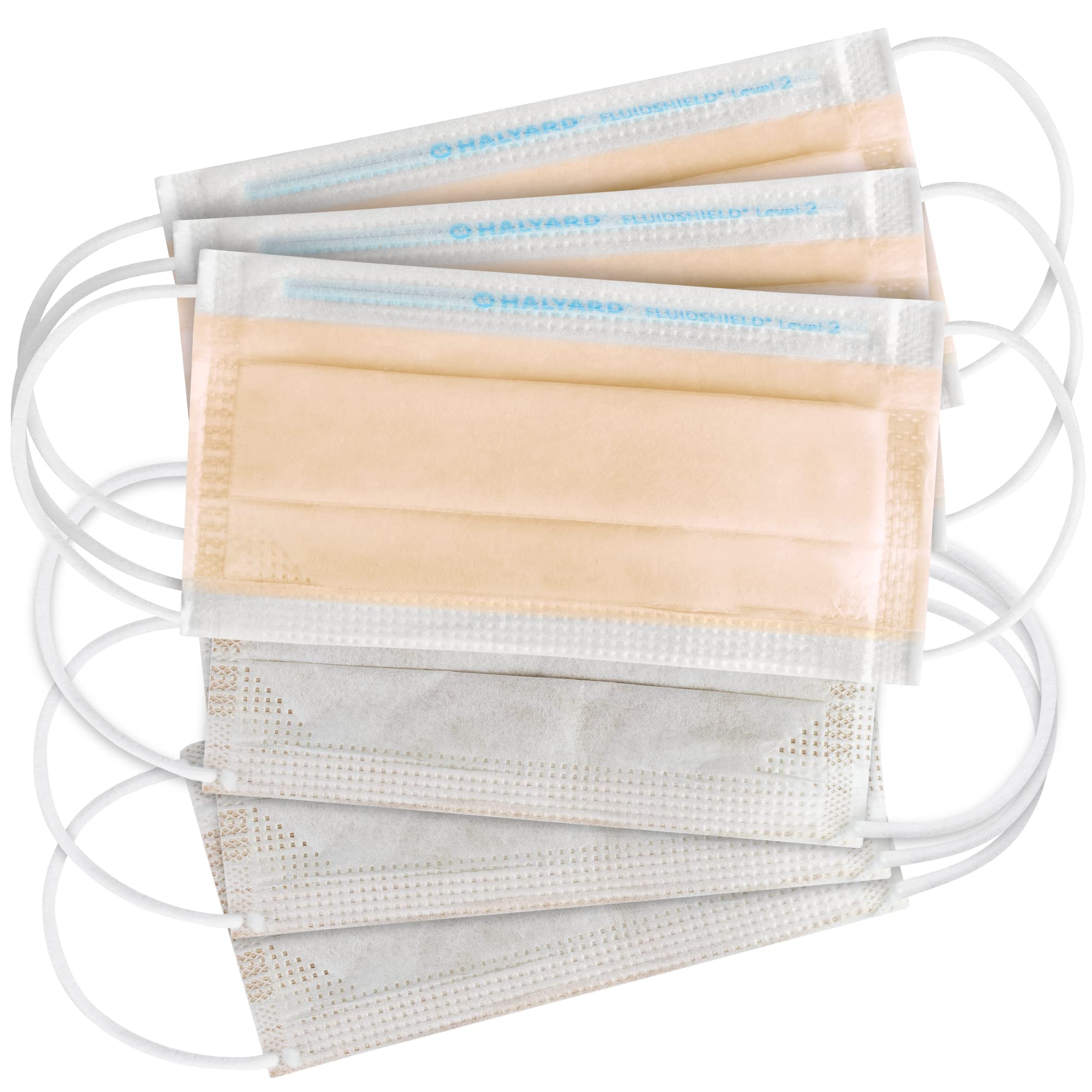 Halyard FLUIDSHIELD* 3 Fog-Free Procedure Mask, w/SO Soft* Lining, 47107 (Case of 400)