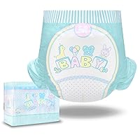 Littleforbig Adjustable Velcro Closure Adult Printed Cloth Back Diaper 10 Pieces - Baby Parade (Medium 28
