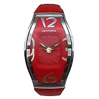 Womens Analogue Quartz Watch with Leather Strap CT7932L-14, Red/Red, Youth Large / 11-13, Strap