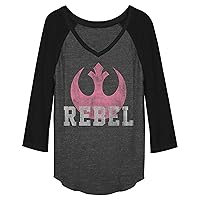 STAR WARS Junior's The Force Awakens Episode VII Rebel Baseball Tee