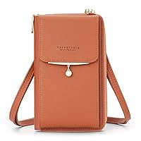 Valentoria Small Crossbody Bag Cell Phone Purse Wallet Leather Card Clutch Handbag for Women