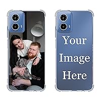 Customized Photo Design Your Own Personalized Picture Custom Phone Case Cover Compatible with Moto G34 5G