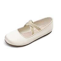 DREAM PAIRS Girls Ballerina Dress Shoes Mary Jane Flats