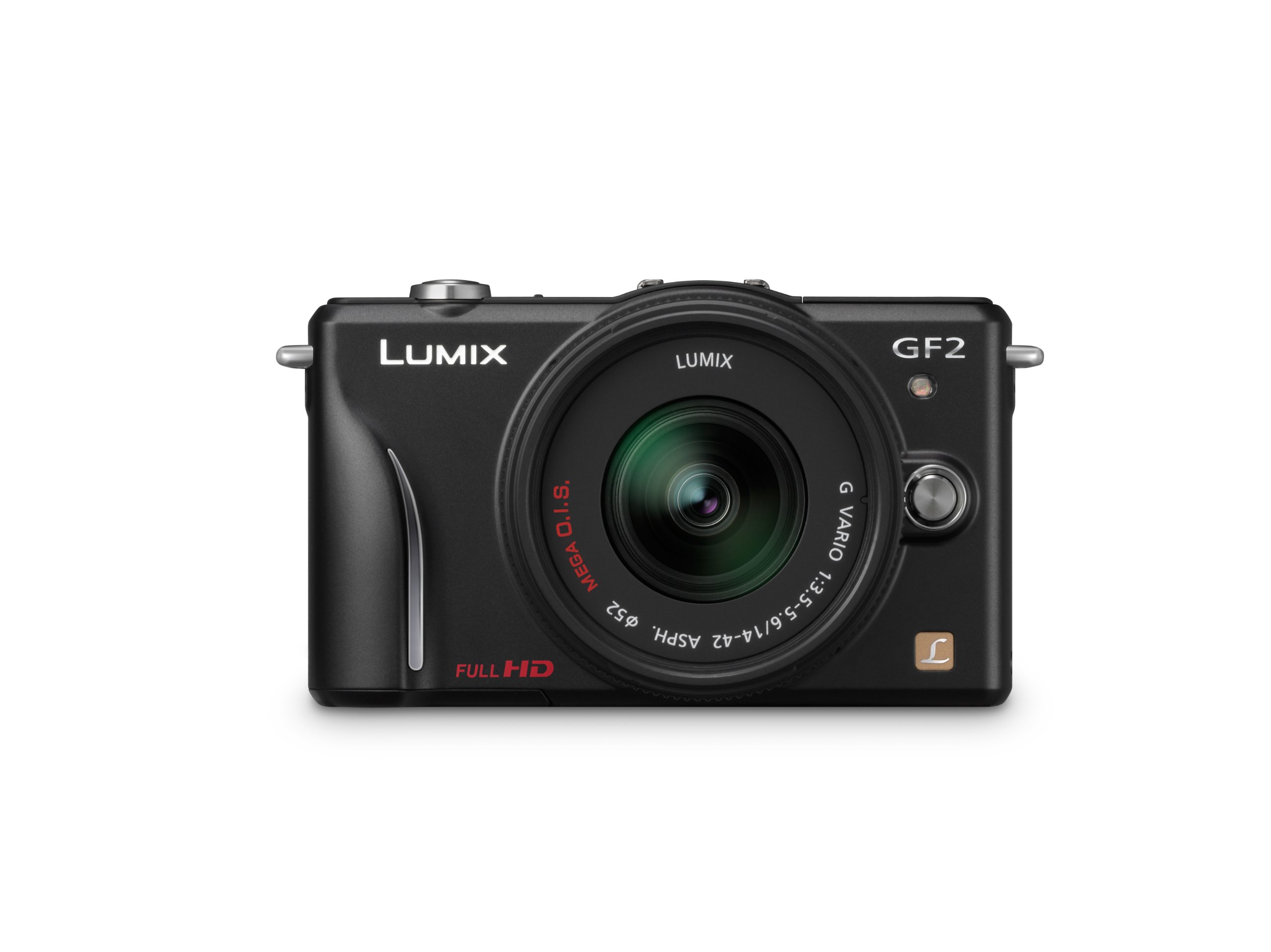 Panasonic Lumix DMC-GF2 12 MP Micro Four-Thirds Mirrorless Digital Camera with 3.0-Inch Touch-Screen LCD and 14-42mm Lens (Black)