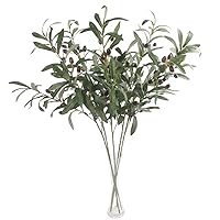 Artificial Olive Branch Stems 5pcs 28 Inch