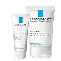 Toleriane Double Repair Face Moisturizer | Daily Moisturizer Face Cream with Ceramide and Niacinamide for All Skin Types | Oil Free | Fragrance Free