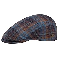 Mayser Pierce Seiden Flat Cap Zechbauer Peaked Cap Flat Cap Silk Cap Men - Made in The EU with Peak, Lining, Spring/Summer