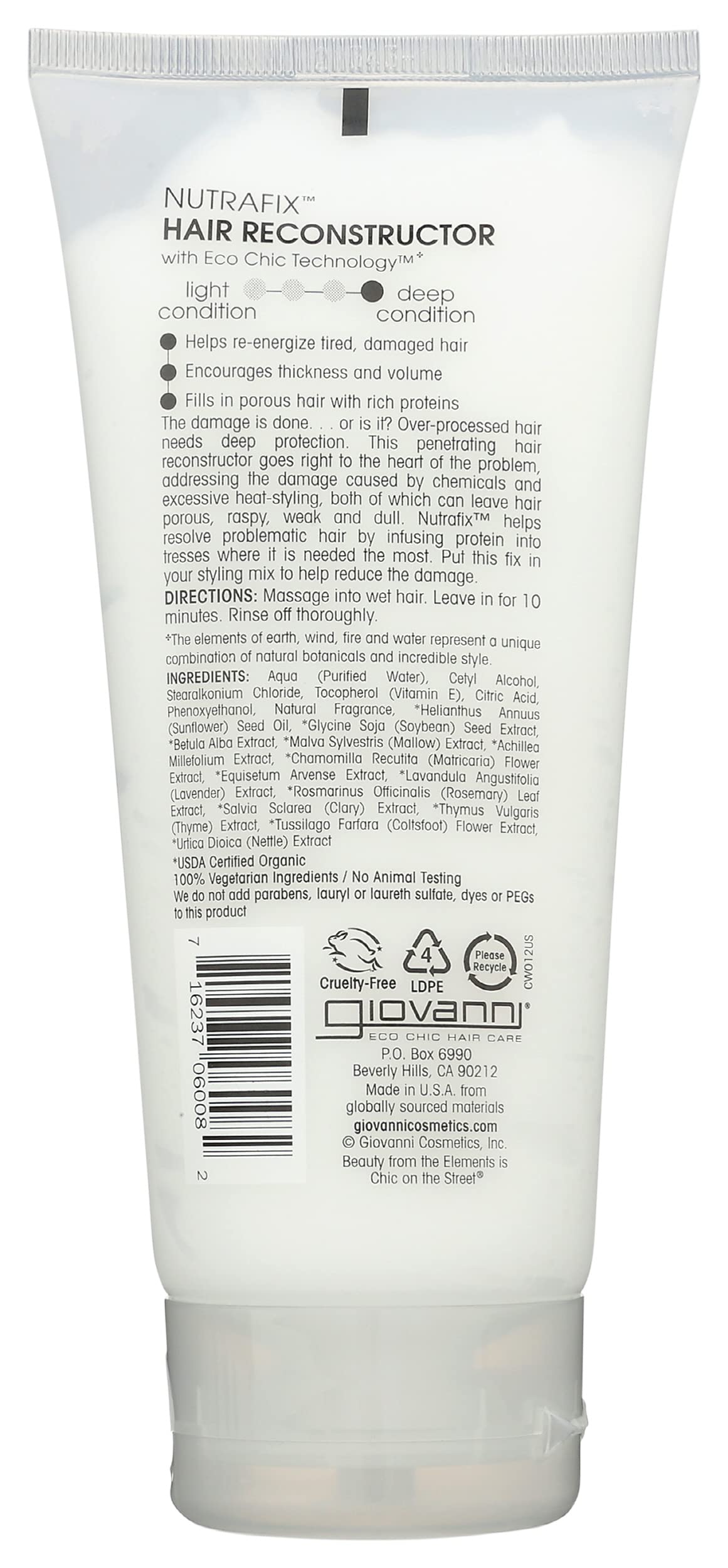 Giovanni Nutrafix Hair Reconstructor Protein-rich Conditioner, 6.8 oz