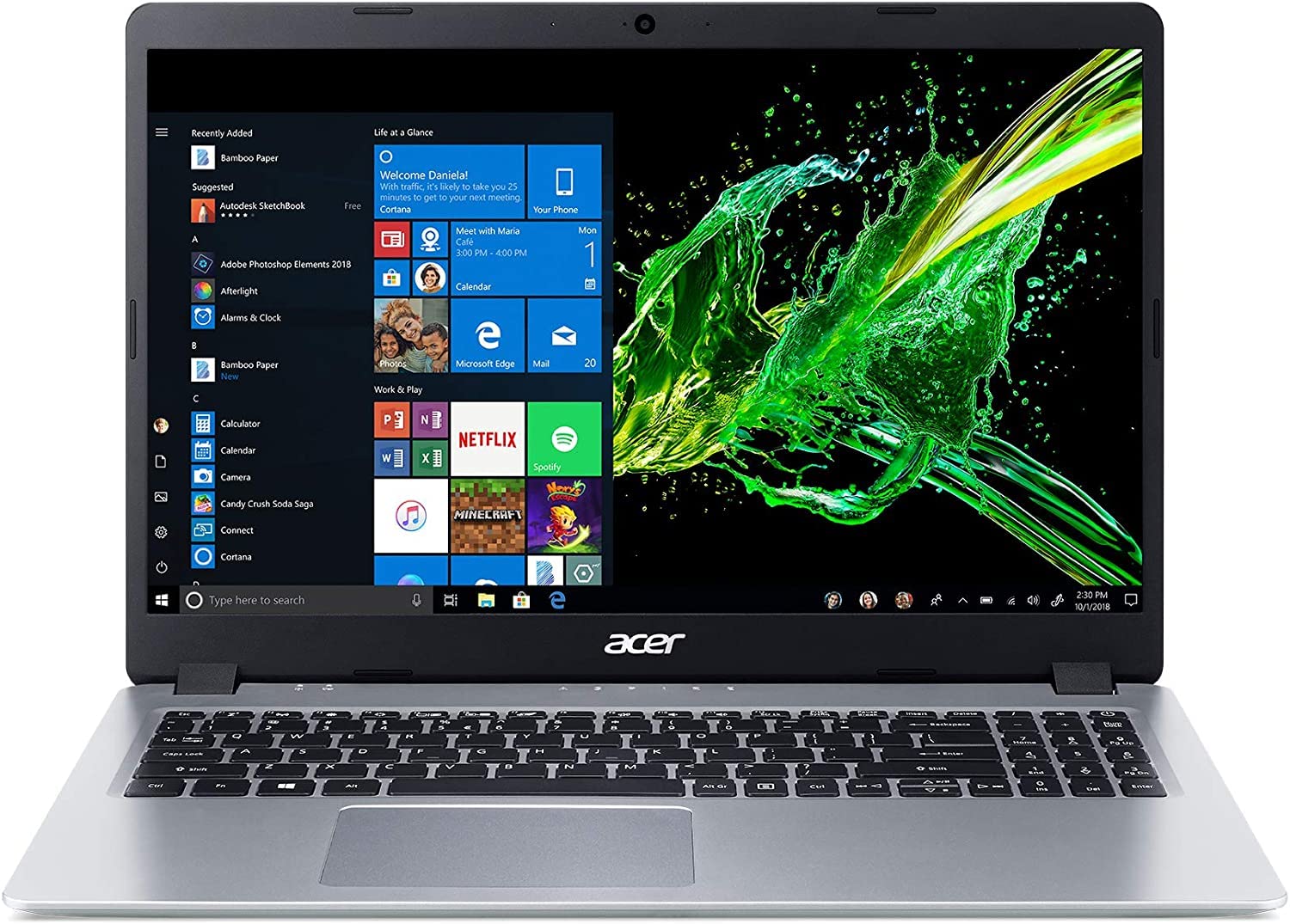 Acer Aspire 5 15 Laptop, AMD 2-Core Ryzen 3 3200U, 15.6