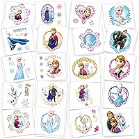 60PCS Frozen Temporary Tattoo Stickers Frozen Birthday Party Supplies Frozen Party Favors Fake Tattoo Stickers for Kids Classroom Rewards Prizes Gifts