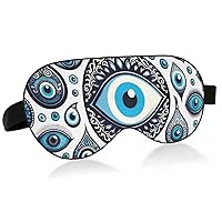 Unisex Sleep Eye Mask Turkish-Blue-Evil-Eyes Night Sleeping Mask Comfortable Eye Sleep Shade Cover