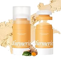 DAGEDA Turmeric Clay Mask Stick, Turmeric Face Mask with Massage Brush, Face Mask Skin Care Deep Moisturizing, Deep Cleansing Face Mask with Controlling Oil Mask Beauty Stick