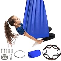 SZHLUX Sensory Swing for Kids,Indoor Therapy Swing Great for ADHD,Aspergers,Sensory Processing Disorder,and Autistic Children