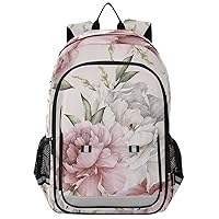 ALAZA Peonies Watercolor Backpack Daypack Bookbag
