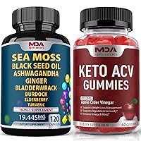 MDA Bundle - Sea Moss Complex + Keto ACV Gummies + Flat Exercise Band