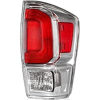 Rear Brake Tail Light Assembly Compatible with 2016-2023 Tacoma Tail Lamps 2016 2017 2018 2019 2020 2021 2022 2023 Tacoma Taillights OE Replacement, Passenger Side