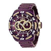 Invicta Men's Speedway 50mm Stainless Steel Quartz Watch, Purple (Model: 40782)