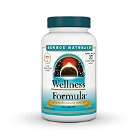 Source Naturals Wellness Formula Bio-Aligned Vitamins - Immune System Support Supplement & Immunity Booster - 90 Tablets