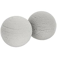 BESTOYARD 2 Pack Wedding 5 in Decor Round Floral Foam Dry Floral Foam Spheres DIY Flower Arrangement Kit Grey Round Dry Foam Wedding Aisle Flowers Party Decoration Wedding Flowers