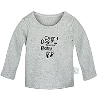 Every Dog Needs Baby Funny T Shirt, Infant Baby T-Shirts, Newborn Long Sleeves Tops, Kids Graphic Tee Shirt