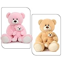MorisMos Giant Teddy Bear Mommy and Baby Bear Plush Stuffed Animals