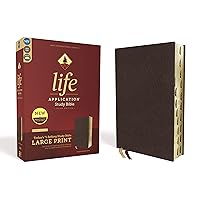 NIV, Life Application Study Bible, Third Edition, Large Print, Bonded Leather, Burgundy, Red Letter, Thumb Indexed NIV, Life Application Study Bible, Third Edition, Large Print, Bonded Leather, Burgundy, Red Letter, Thumb Indexed Bonded Leather