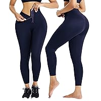 High Waisted Leggings Fall Clothes for Women 2022 | Tummy Control Waist Trainer Compression Yoga Pants