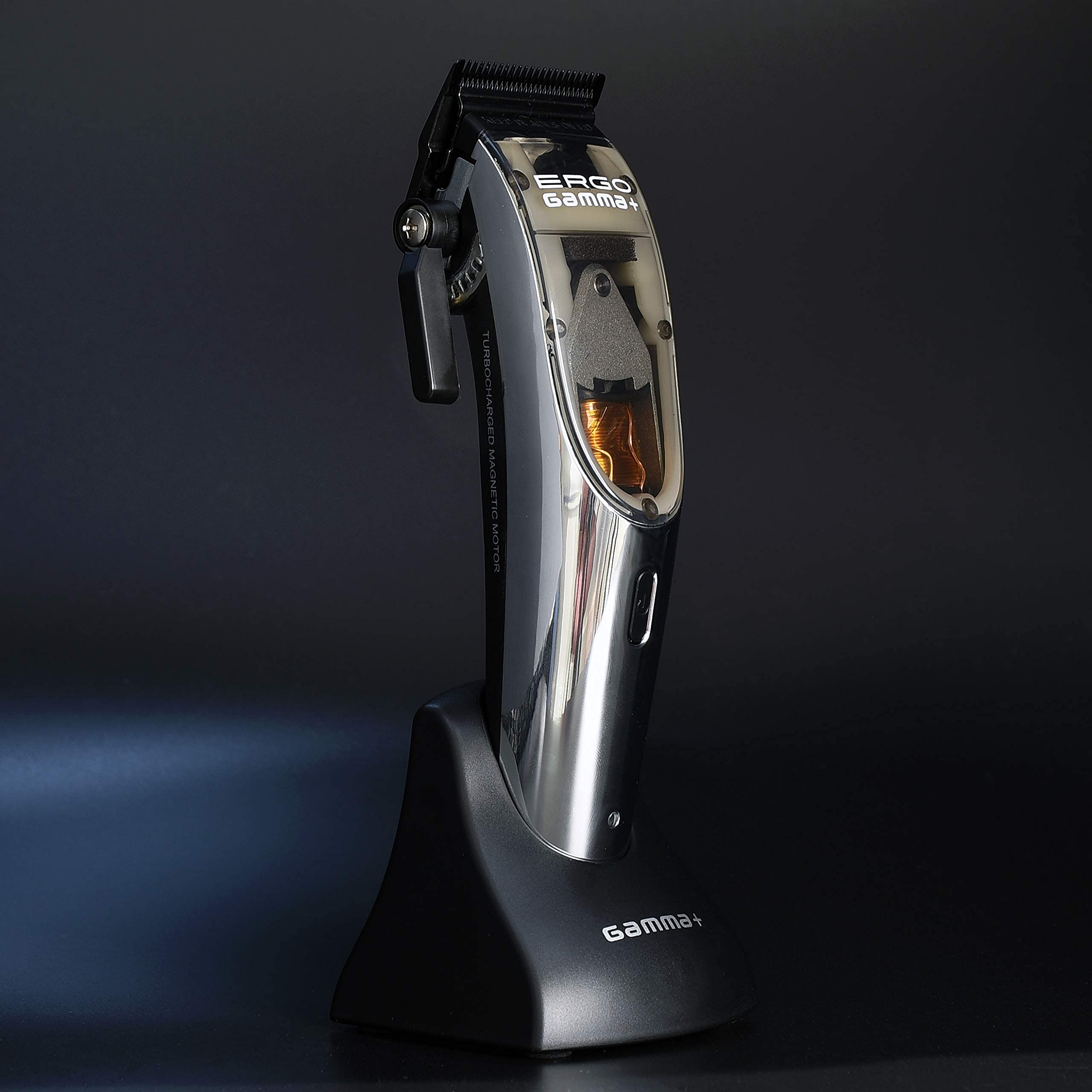 GAMMA+ XErgo Professional Hair Clipper and Ergo Professional Hair Clipper with Microchipped Magnetic Motors