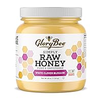 Glorybee, White Clover Honey, US Grade A Honey, 48 oz
