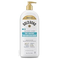 Gold Bond Pure Moisture Lotion, 20 oz., Ultra-lightweight Daily Body & Face Lotion
