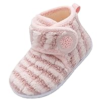 LeIsfIt Toddler Slippers Boys Girls House Slippers Kids Winter Boots Warm Lightweight House Shoes with Non-Slip Sole