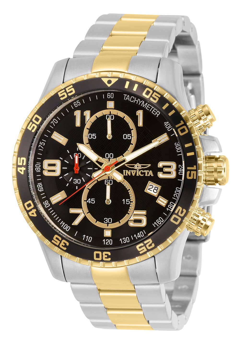 Invicta Men's Specialty Chronograph Textured Dial Stainless Steel Watch