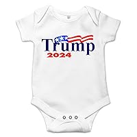 Trump 2024 Cute and Comfy: Adorable Baby Bodysuit for Your Little Bundle of Joy