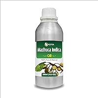 Madhuca Indica Oil (Mahua) 100% Natural & Pure Undiluted Uncut Cold Pressed Carrier Oil Perfect for Aromatherapy Therapeutic Grade - 500 ml