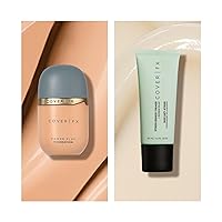 COVER FX Power Play Buildable Medium to Full Coverage Foundation, M1 + Neutralizing Makeup Primer