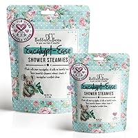 Eucalypt-Ease Shower Steamers Set with Full Size 7 Pack & Travel Size 2 Pack