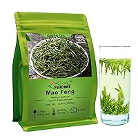 Mao Feng - Chinese Green Tea Loose Leaf Tea - Maofeng Bulk Green Tea - Fresh Floral Flavor - Help To Digest (8.8oz / 250g)