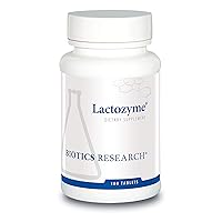 Biotics Research Lactozyme Probiotic, GI Support, Lactobacillus acidophilus DDS 1, Bifidobacterium bifidum, Healthy Gut Flora, Supports Digestive System, Promotes Microbial Balance. 180 Tablets