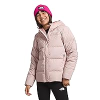 THE NORTH FACE Girls' North Down Fleece-Lined Parka, Pink Moss, X-Small
