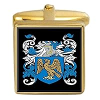 Lawless Ireland Family Crest Surname Coat Of Arms Gold Cufflinks Engraved Box