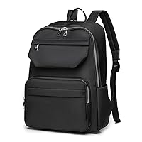 Backpack Laptop 14 Inch for Women Work Travel Business College Backpack Water Resistant Lightweight Daypack (Black)