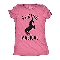 Womens Magical Funny T Shirt Unicorn Vintage Tee Cool Cute 90s Novelty T Shirt