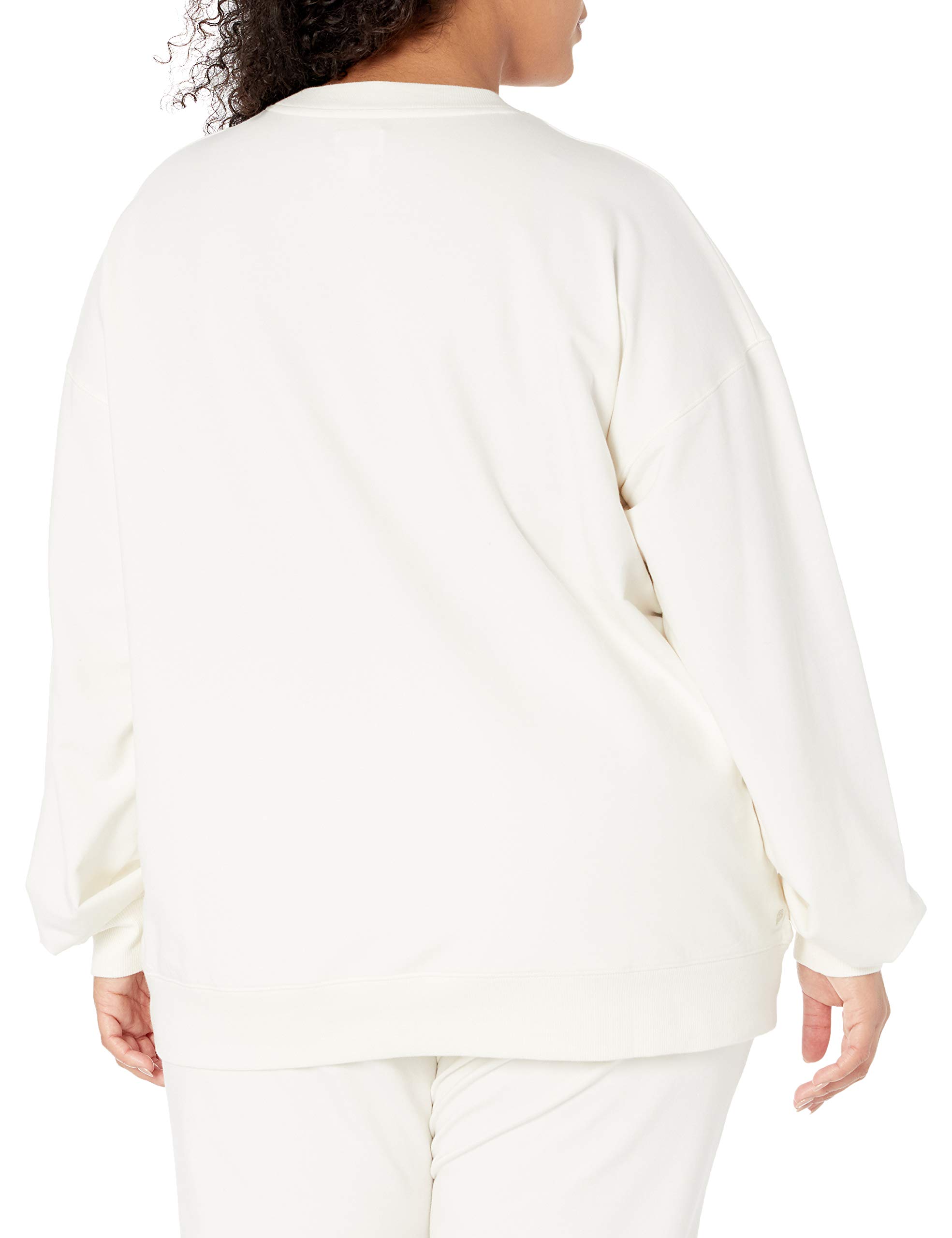 The Drop Women's Margot Loose Long-Sleeve Crewneck Drop-Shoulder Sweatshirt